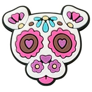 Dia De Los Muertos / Day Of the Dead Dog Croc Charm